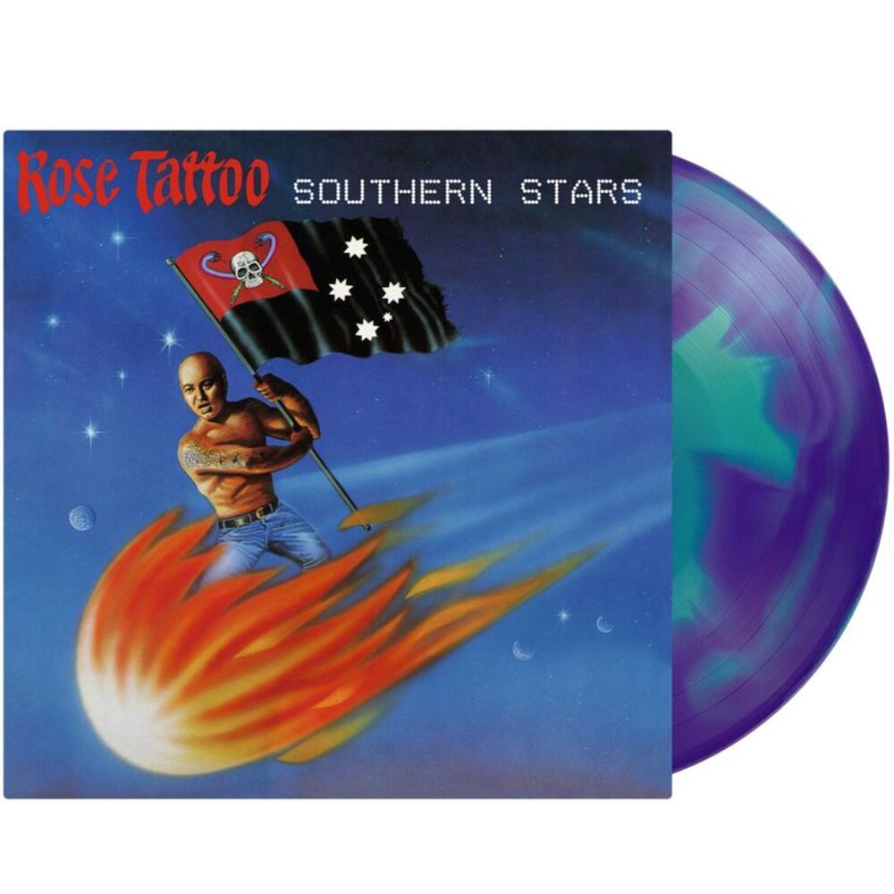 Rose Tattoo - Southern Stars - Limited 140-Gram Turquoise & Blue Swirl Colored